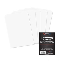 (5-100) BCW Trading Card Dividers Loose Standard Sports Gaming FREE SHIPPING