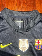 FC Barcelona Black Away Jersey 2011/2012 Nike Men&rsquo;s Size XL Soccer Football FCB