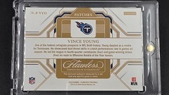 🔥2023 FLAWLESS VINCE YOUNG LAUNDRY TAG NFL SHIELD NIKE SWOOSH SSP 2/3 TITANS🔥
