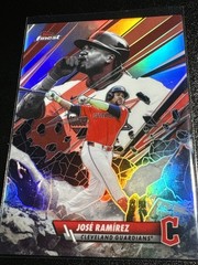 2026 Topps Finest Baseball Jose Ramirez Smashing Through Guardians #S-13