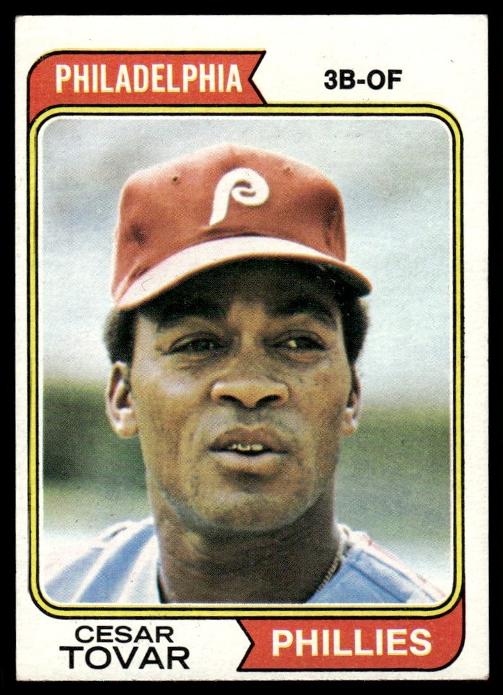 1974 Topps Cesar Tovar Philadelphia Phillies #538