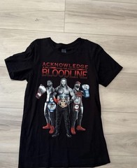 Acknowledge The Bloodline Championship Belts Black T-shirt