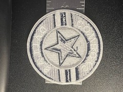 Dallas Cowboys 2 7/8&Prime; Circular Patch Football