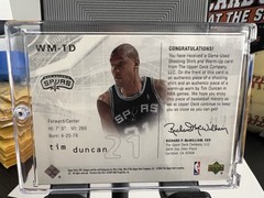 TIM DUNCAN 2004-05 SPx Winning Materials #WM-TD (MEM)