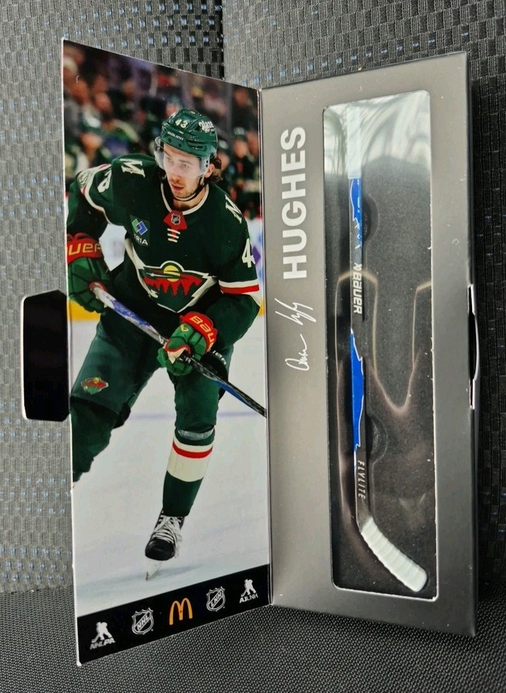 Quinn Hughes Mcdonald&rsquo;s Star Sticks 2025-2026 Mini Sticks Wild Minnesota