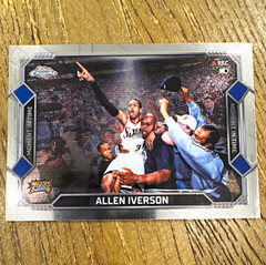Topps 2025-26 Topps Chrome Allen Iverson Clutch Gene Insert Card #CG-29