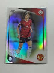 2025-26 Topps Chrome Women&rsquo;s UWCL Refractor #91 Hinata Miyazawa