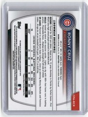 2025 Bowman Ronny Cruz Auto Speckle Refractor /299 #CPA-RCR