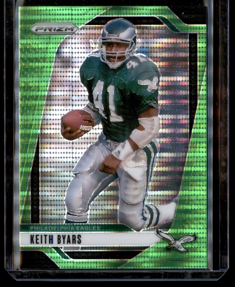 2024 Panini Prizm #239 Keith Byars Neon Green Pulsar