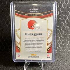 Topps 2025 Dillon Gabriel RC Auto #103 Select RC Patch #DSM-DGL Browns
