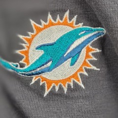 Tommy Bahama Miami Dolphins Sweatshirt Mens XXL Charcoal Gray NFL Embroidered