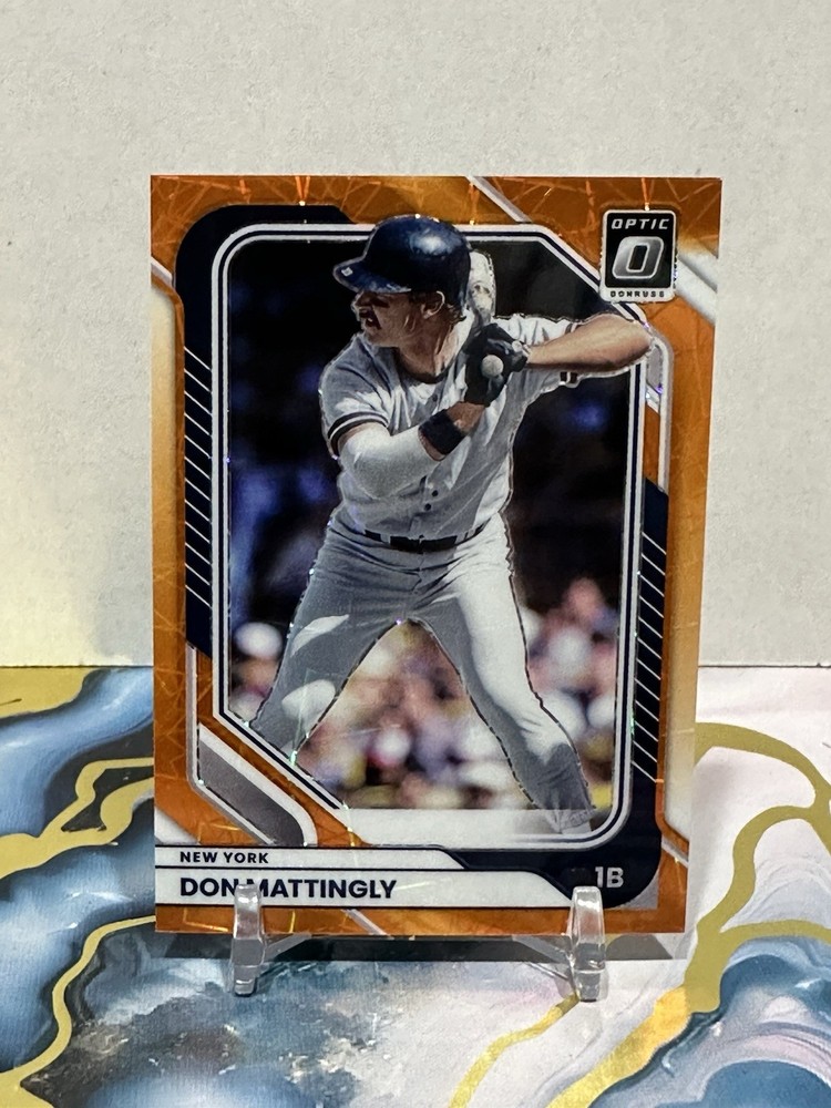 2026 Donruss Baseball Optic Orange Velocity Prism Exclusive Don Mattingly #75