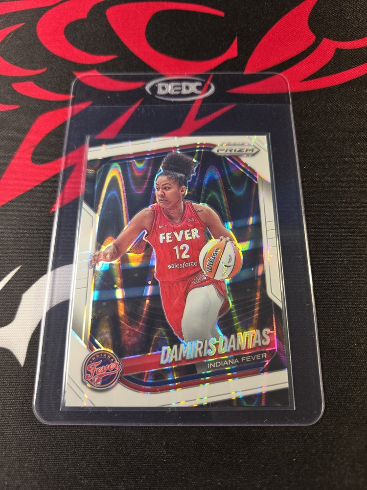 Damiris Dantas White Seismic Prizm 2025 WNBA Prizm Basketball Indiana Fever