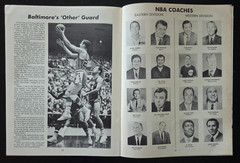 1970-71 BALTIMORE BULLETS BASKETBALL NBA PROGRAM v. CHICAGO BULLS EARL MONROE