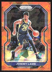 9867J 2020-21 Panini Prizm #96 Jeremy Lamb Orange Ice Prizms