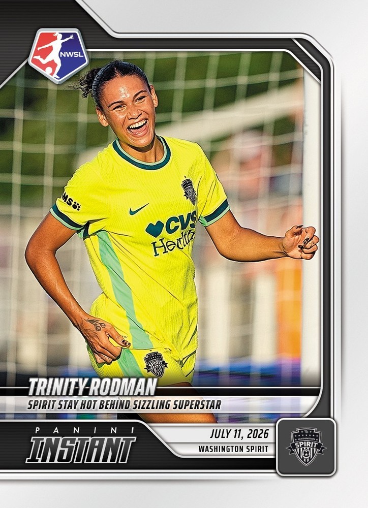*PRESALE* 2026 Panini Instant NWSL Trinity Rodman #99 ~ Washington Spirit