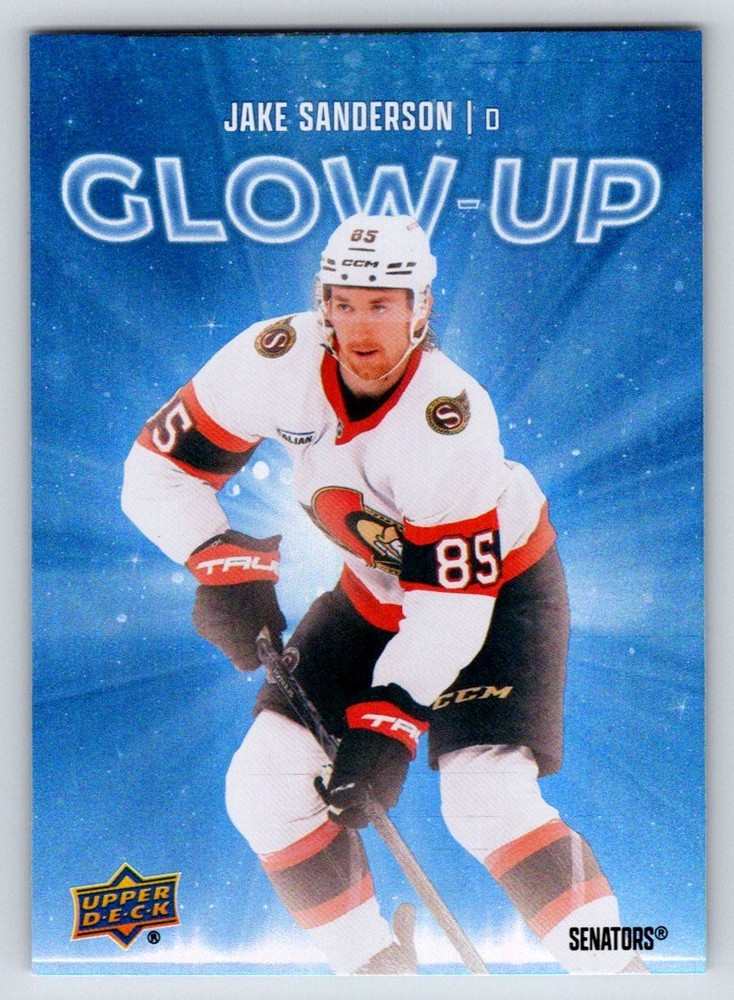 2025-26 Upper Deck #GU-3 Jake Sanderson Glow-Up