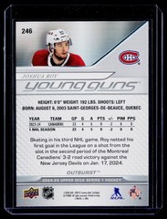 2024-25 Upper Deck #246 Joshua Roy Outburst Silver