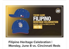 2026 San Diego Padres Filipino Heritage Night Theme Game SnapBack Hat Exclusive