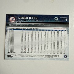2015 Topps – Derek Jeter #1 Jumping New York Yankees HOF