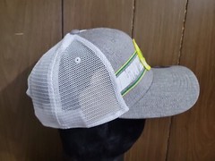 Oregon Ducks Adjustable Logo Trucker Hat Grey/White Top Of The World