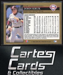 John Kruk 1992 Donruss #8 Gold Leaf Stars Previews Philadelphia Phillies