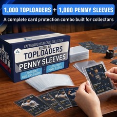 Invested Alliance 3×4 Regular 35PT Toploaders For Standard Cards – Bundle Pack