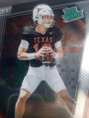 Arch Manning 2023 Panini National VIP Gold No. AM Rated RC TEXAS LONGHORNS!!!
