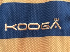Cornwall Rugby Shirt Kooga Mens Large CRFU Black Yellow Striped BNWT