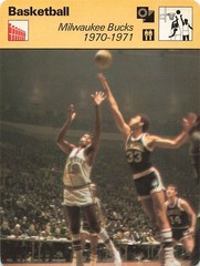 MILWAUKEE BUCKS 1970-1971 1977-79 SPORTSCASTER CARD BASKETBALL