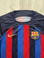 FC Barcelona 2022/2023 Nike Home Soccer Jersey Football Shirt Multicolor Size S