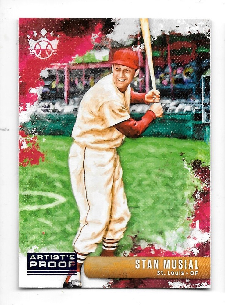 2019 Panini Diamond Kings Artist Proof Stan Musial Cardinals #1 NRMT