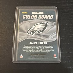 2022 Zenith Color Guard #CG-4 – Jalen Hurts