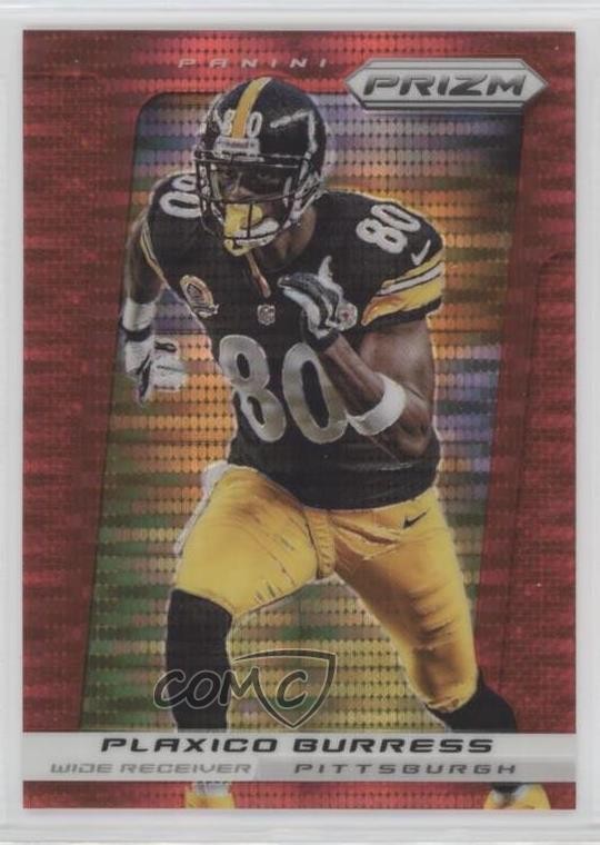 2013 Panini Prizm Target Red Pulsar Prizm Plaxico Burress #22 0xy0