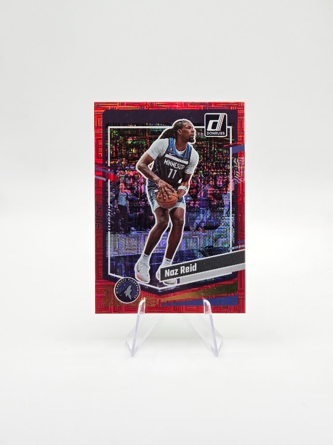 Naz Reid 2023-24 Panini Donruss Choice Red Mojo SP /99 #86 Timberwolves