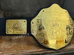 BIG GOLD World Heavyweight Championship Replica Tittle Belt 2MM Brass Adult Size
