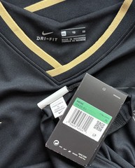 2020/21 Barcelona Away Jersey #10 Messi XL Nike Soccer La Liga farewell Black