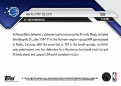 2025-26 Topps Now NBA #129 Anthony Black Orlando Magic – QTY