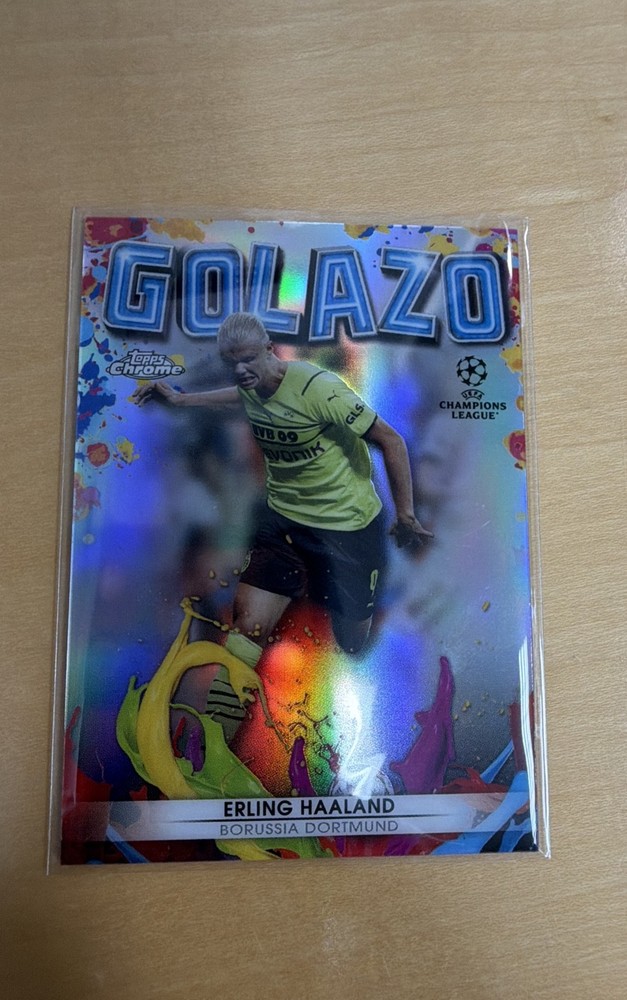 2021-22 Topps Chrome Uefa Champions League – Golazo Erling Haaland #G-1