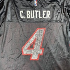 Caron Butler Miami Heat Jersey #4 Away Red Black Nba Adult XL Reebok Mens