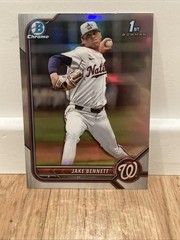 2022 Bowman Chrome Jake Bennett Refractor 1st Bowman Rookie Red Sox Nats QTY