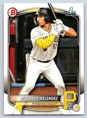 GUSTAVO MELENDEZ PIRATES RC 1st card 2025 BOWMAN DRAFT #BD-112