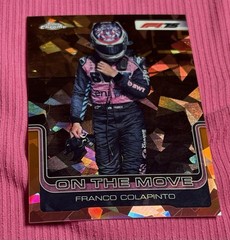 2025 Topps Chrome F1 Franco Colapinto On The Move #187 Orange 17/25