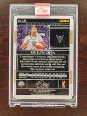 2025 Panini One and One WNBA #19 Kaitlyn Chen Purple #/25