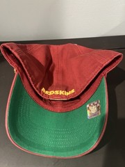 Washington Redskins NFL Burgundy Adjustable Strapback Hat Cap Green Underbrim