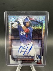 Eduardo Quintero 2025 Bowman Chrome Prospects Mega Box Mojo Auto #BMA-EQ