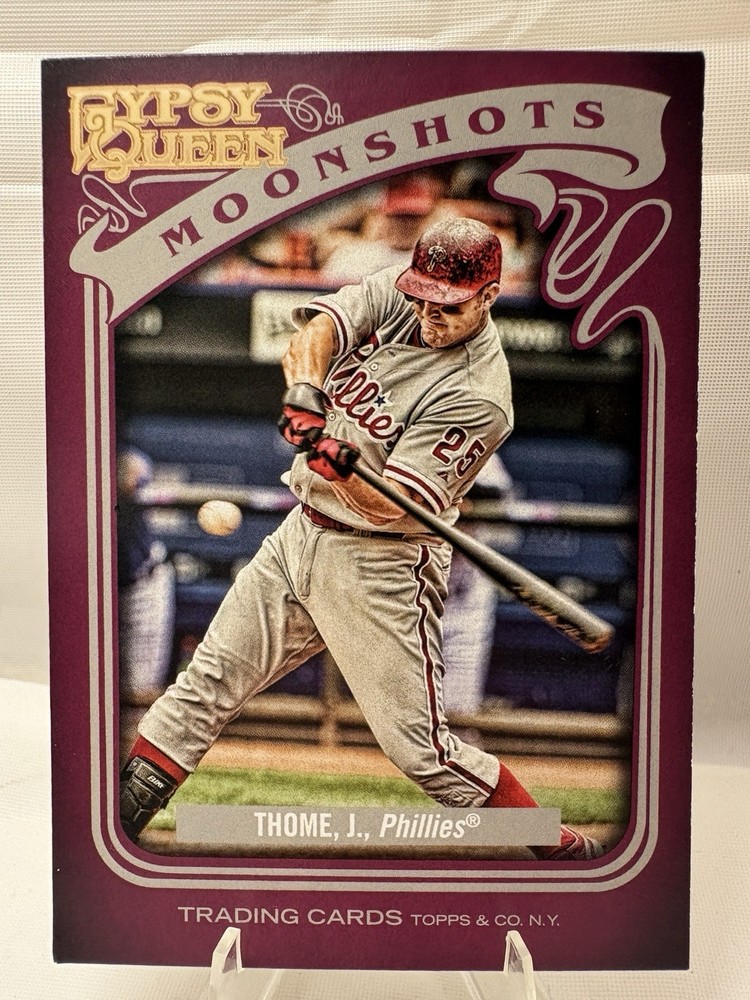 2012 TOPPS GYPSY QUEEN JIM THOME MOONSHOTS #MS-JT PHILADELPHIA PHILLIES HOF