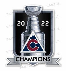 Colorado Avalanche 2022 Champions Precision Cut Decal / Sticker
