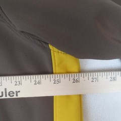 Wyoming Cowboys Russell Jacket Mens Large Brown Yellow Full Zip Fleece Lined