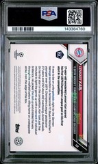 2025-2026 TOPPS NOW CHAMPIONS LEAGUE #38 LENNART KARL PSA 10